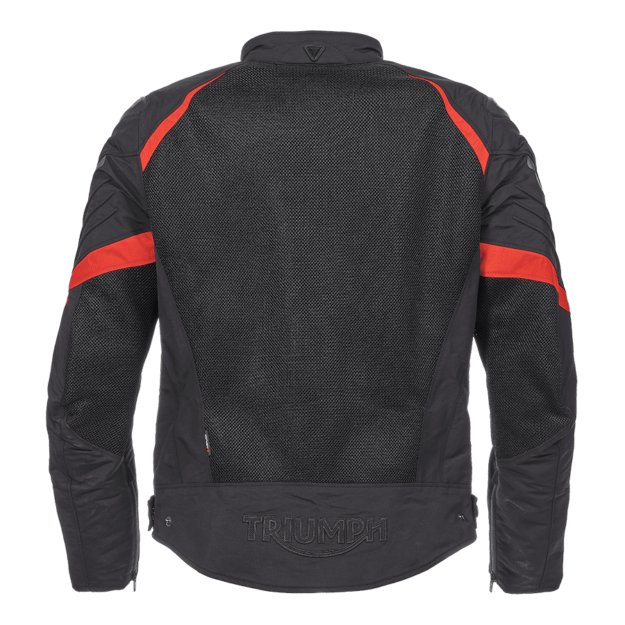 Triple Sport Mesh Jacket in Black, White and Red