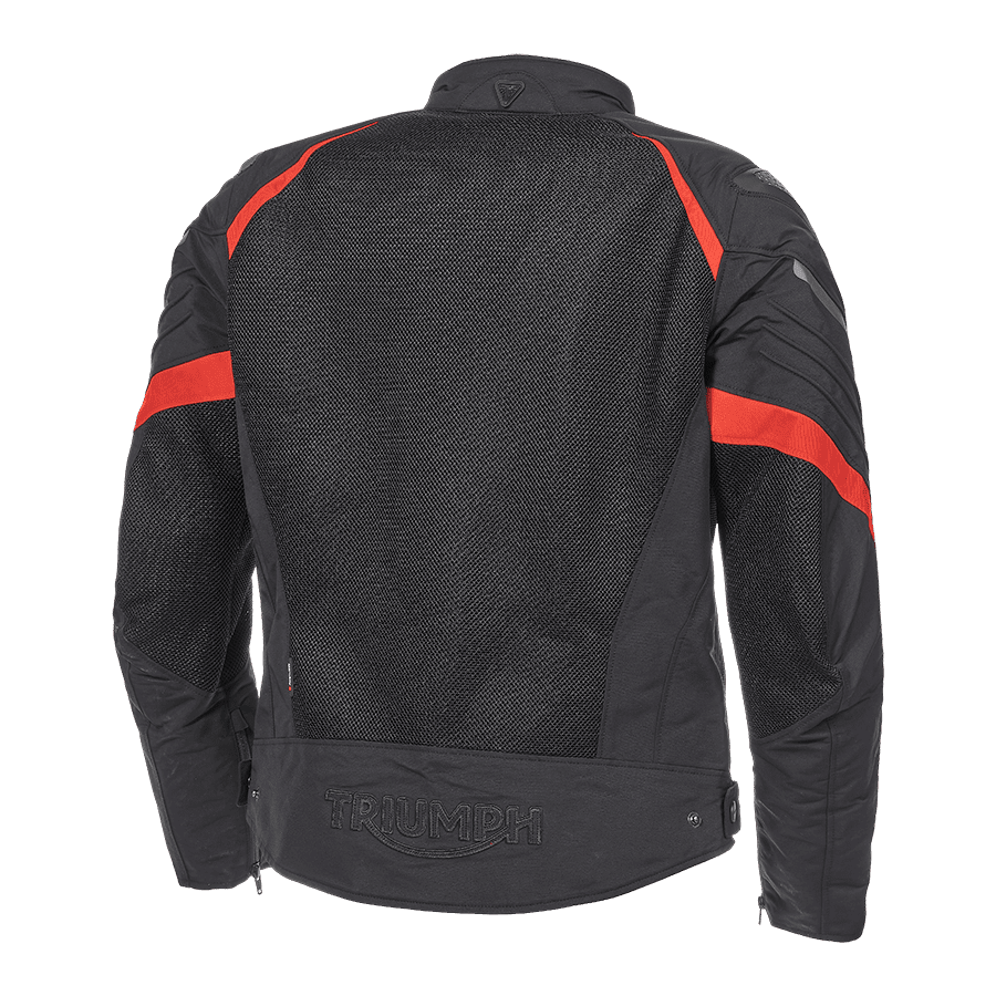 Triple Sport Mesh Jacket in Black, White and Red