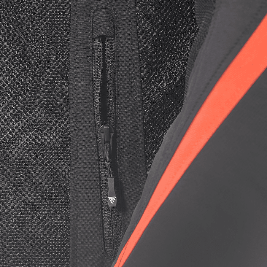 Triple Sport Mesh Jacket in Black, White and Red