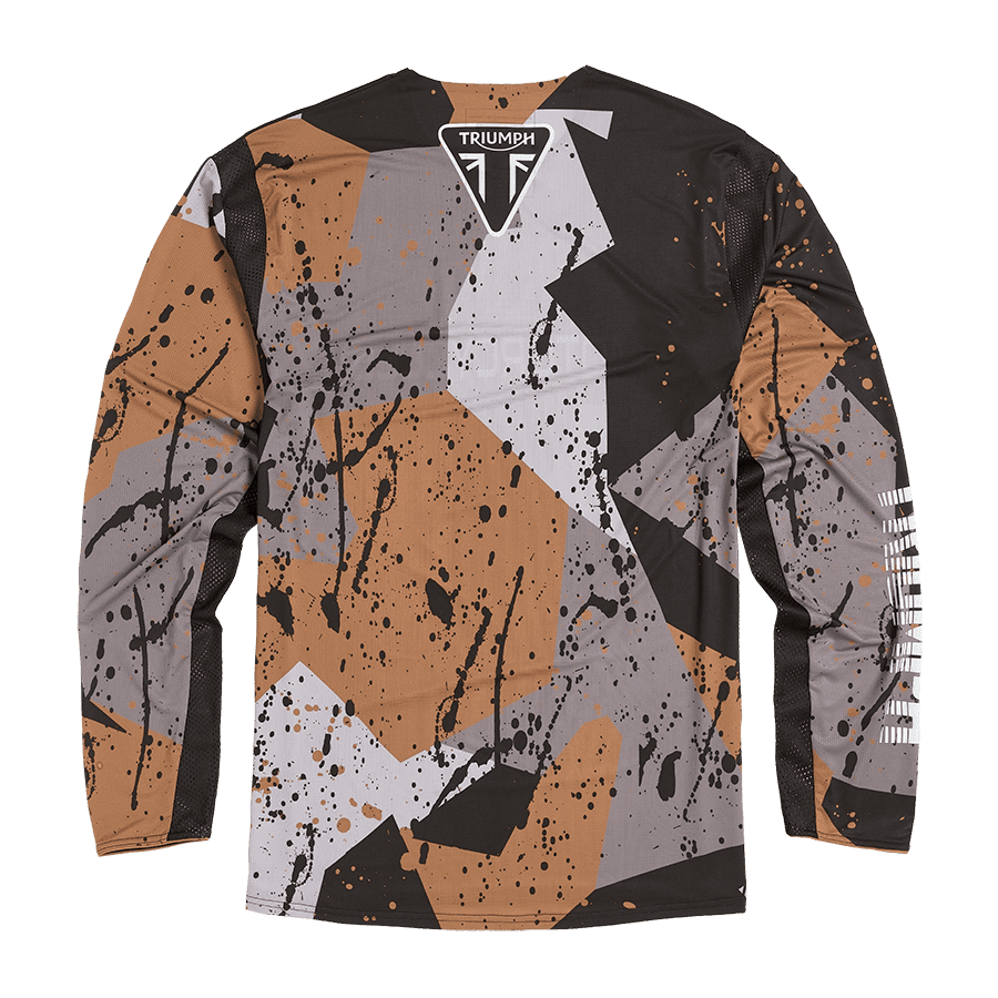 Camo Jersey in Black and White