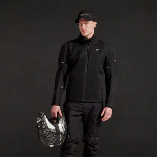 Cranbourne Mesh Jacket in Black
