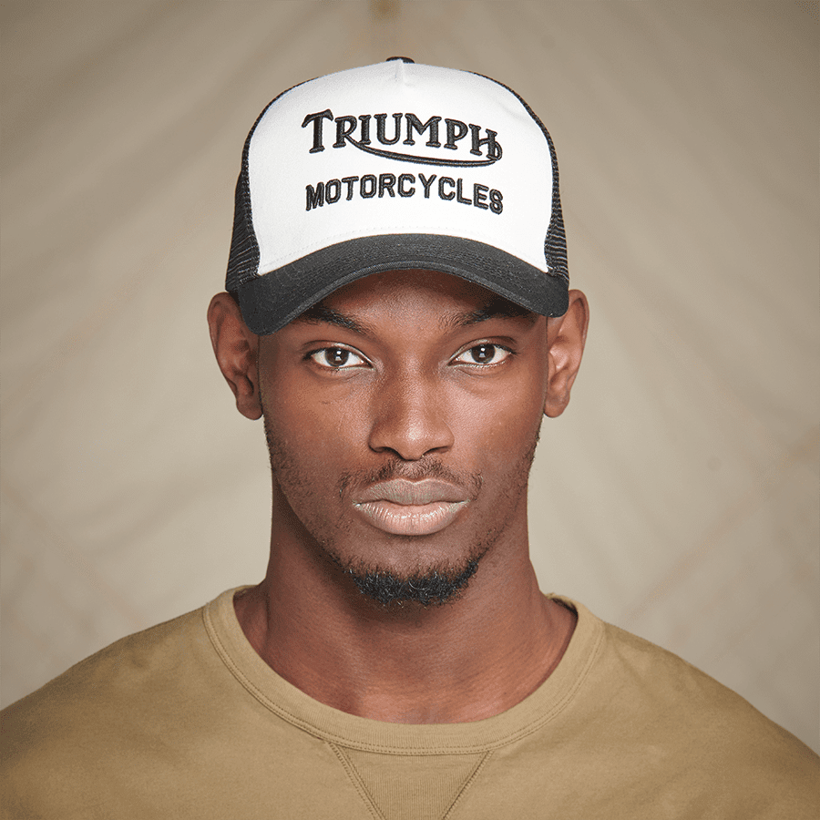 Oil Trucker Heritage Logo Cap White