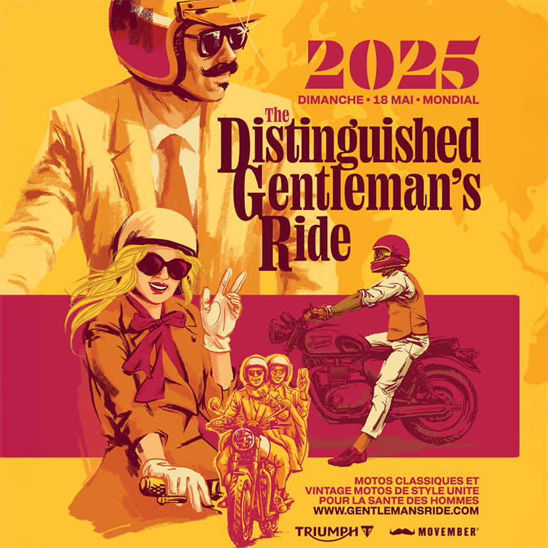 Triumph Distinguished Gentleman's ride 2025