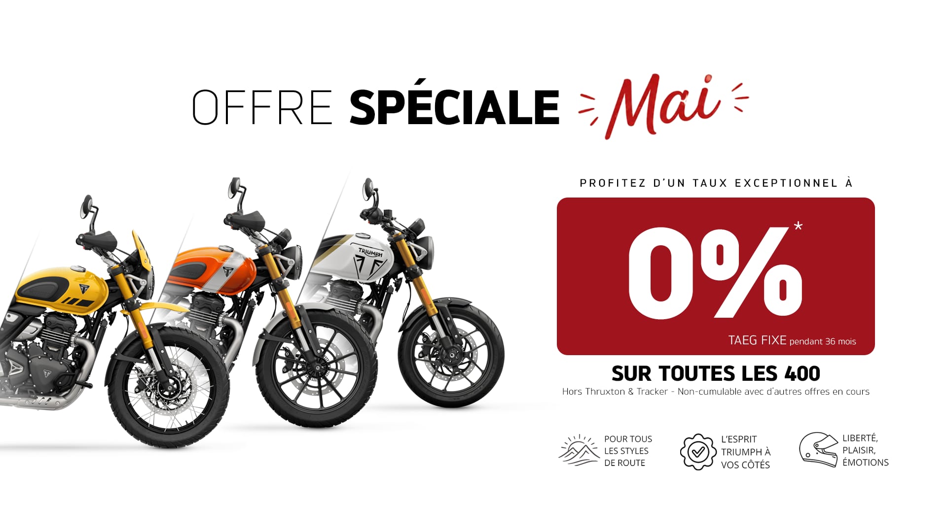 French May finance offer 0%