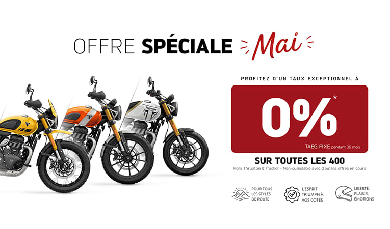 French May finance offer 0%