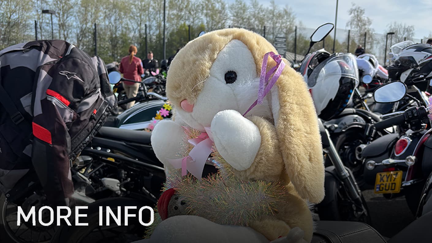 Easter egg run at Triumph FVE