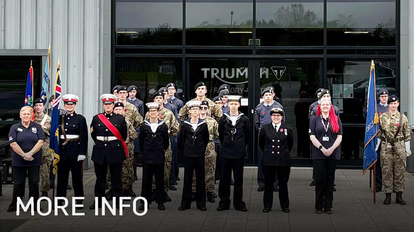 Triumph Poppy Appeal Launch Event