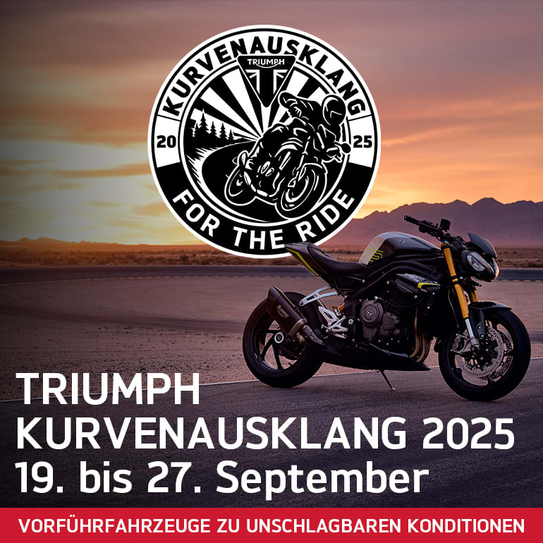 Triumph Kurvenausklang