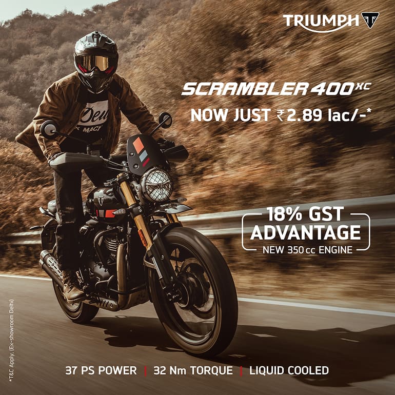 Triumph Scrambler 400xc