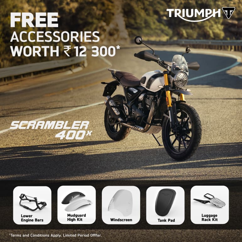 Scrambler 400 X Accessories Offer 
