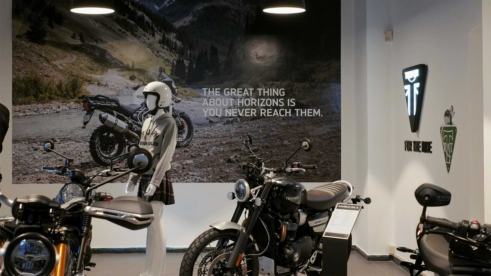Triumph motorcycles dealership in Savona