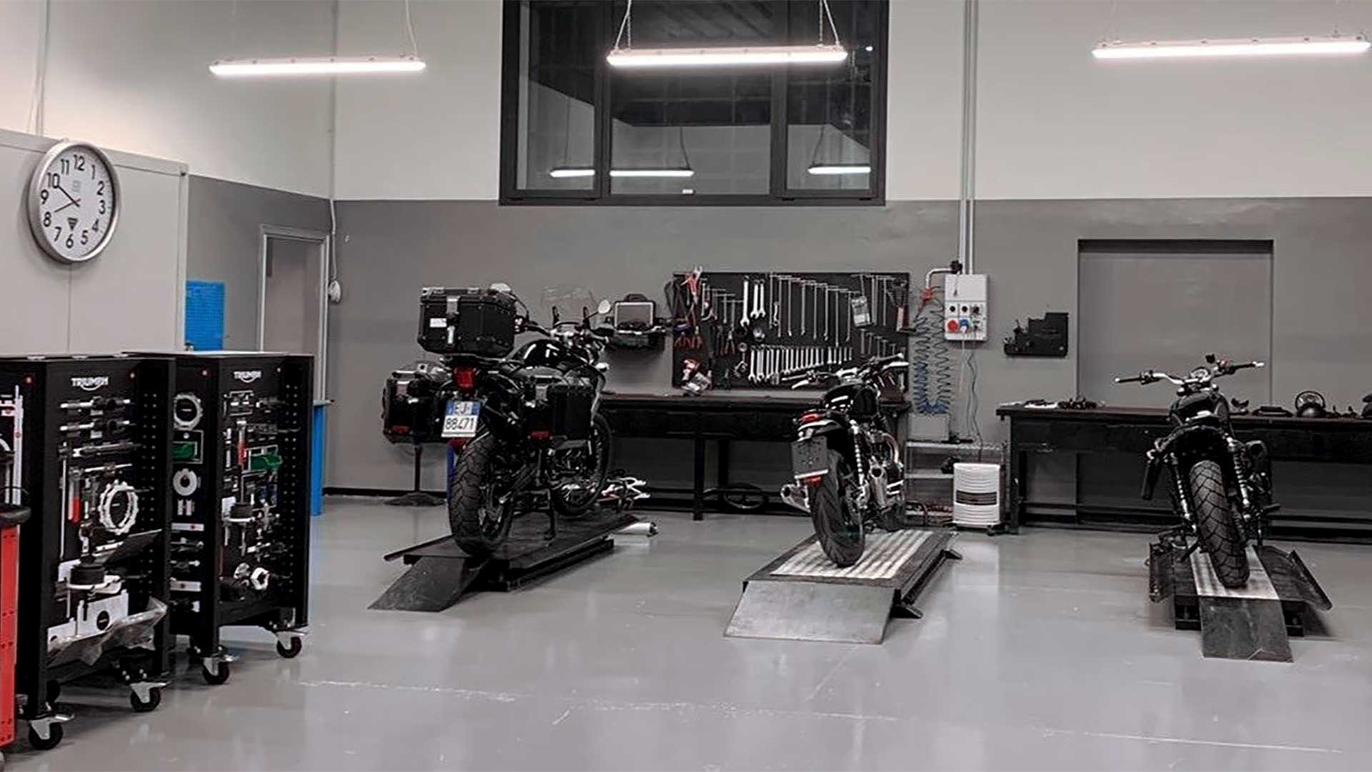 Triumph motorcycles dealership in Umbria