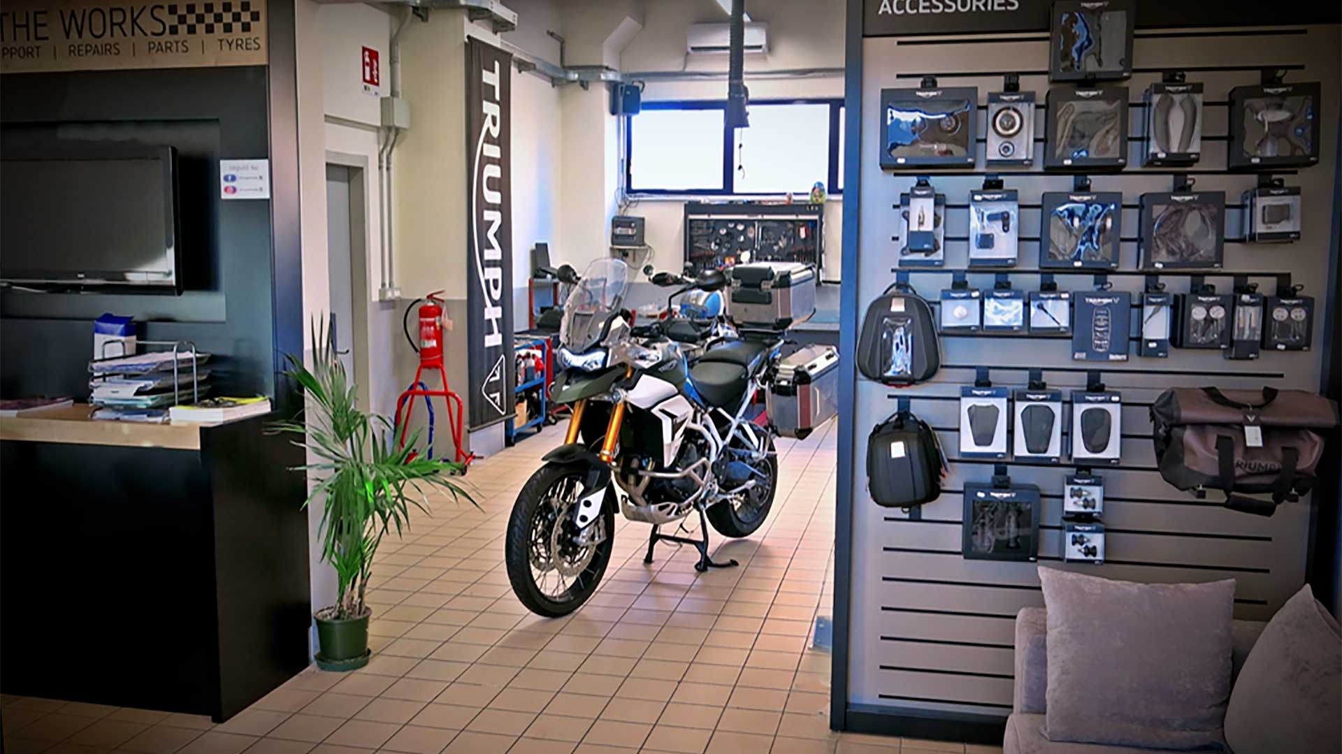 Triumph motorcycles dealership in Vicenza