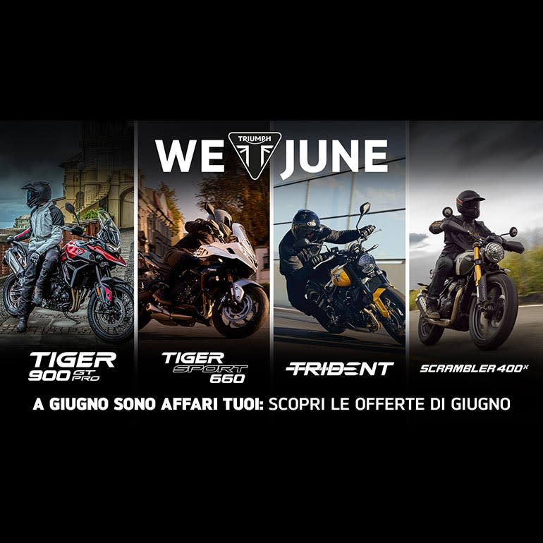 Triumph Italy June offers