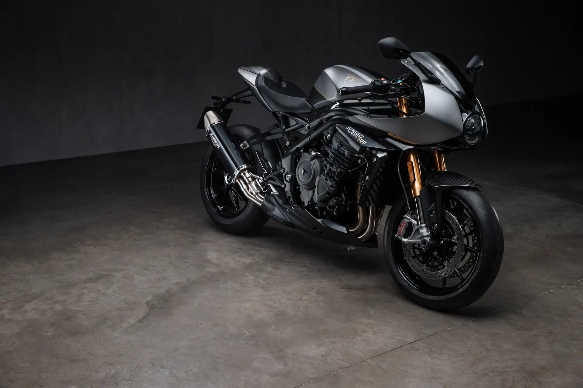 トライアンフ スピードトリプル 1200RR/1200RS チタン エキマニ