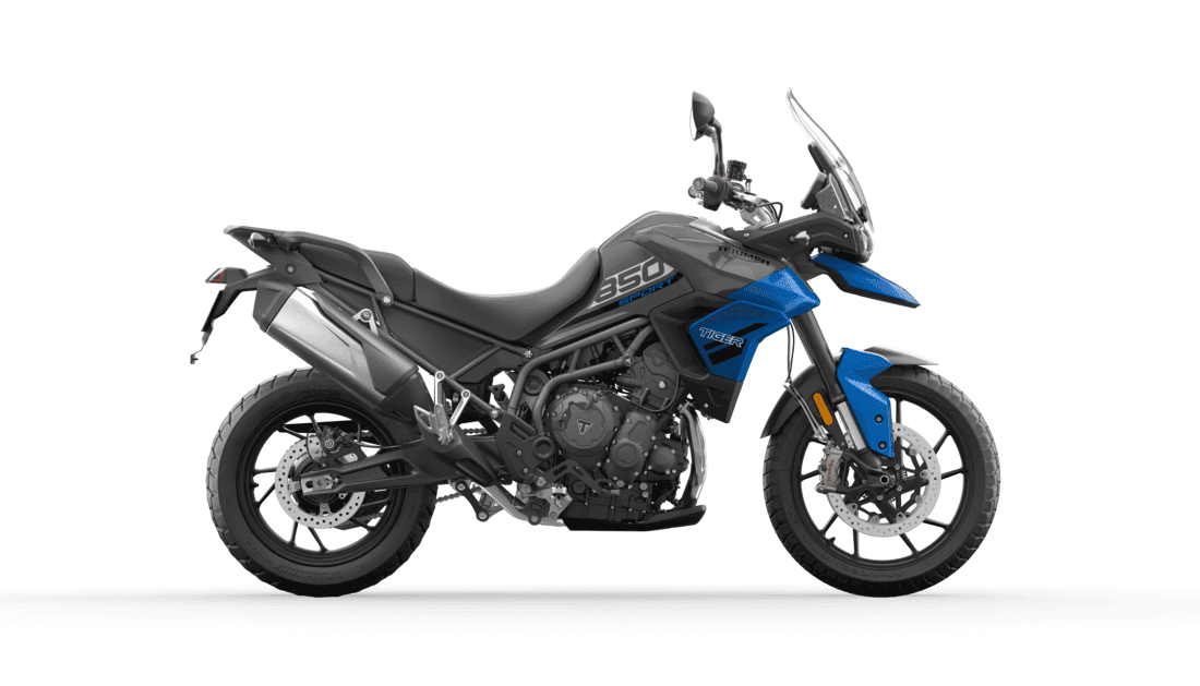 Triumph tiger 850 sport in Caspian Blue
