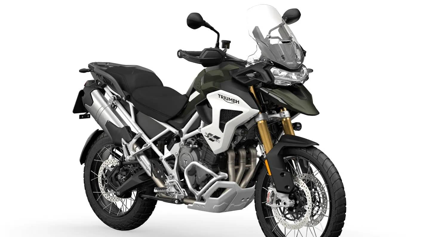 2022 Triumph Tiger 1200 Rally pro CGI render
