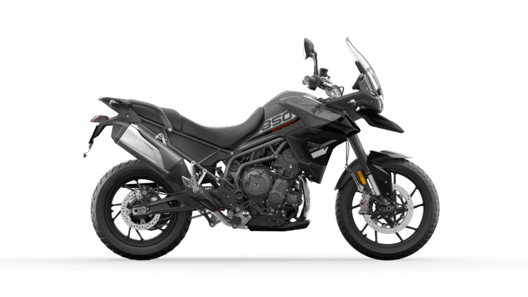 CGI of the Triumph Tiger 850 Sport in Graphite and Jet black