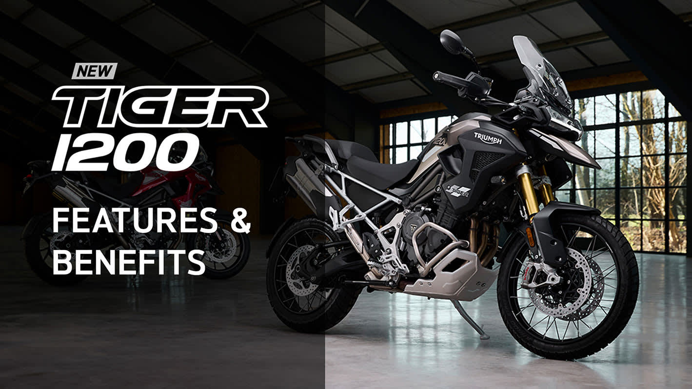 2022 Tiger 1200 marketing film Features and benefits