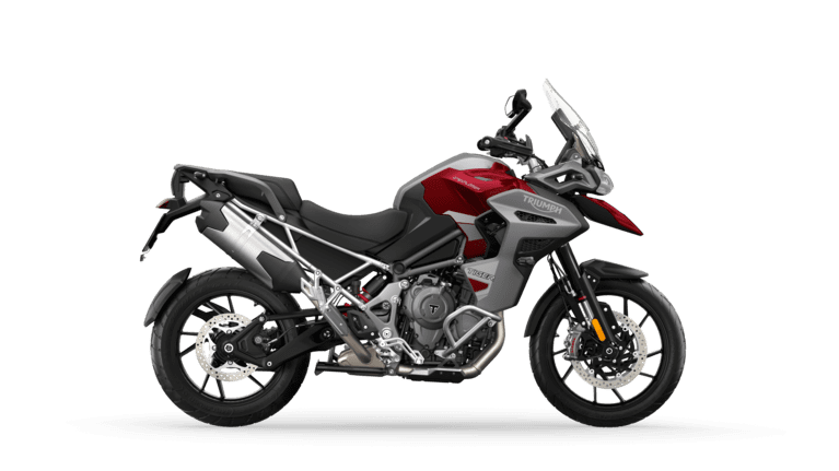 CGI of the Triumph Tiger 1200 GT Explorer in Carnival Red