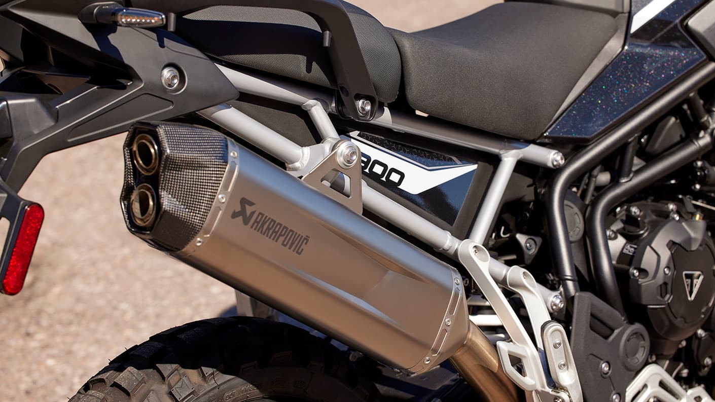 Triumph Tiger 900 GT Pro with accessory 