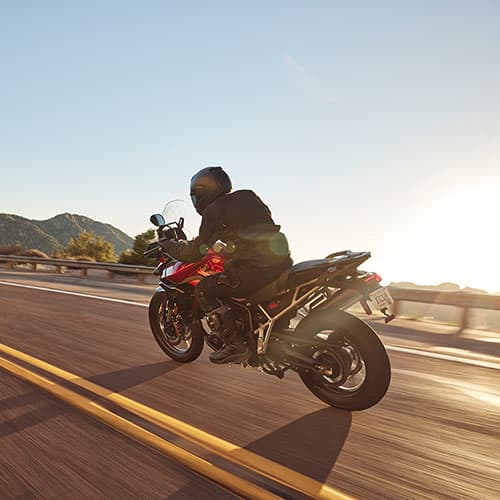 Tiger 900 GT riding shot