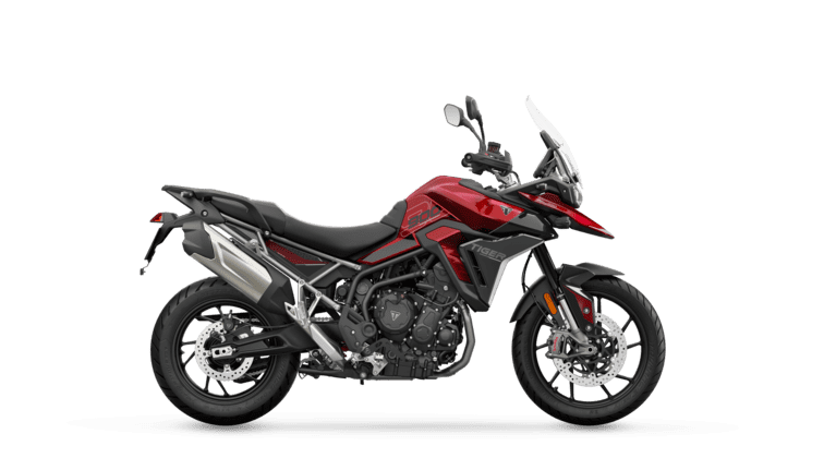 Triumph MY24 Tiger 900 GT Pro in Carnival Red and Sapphire Black