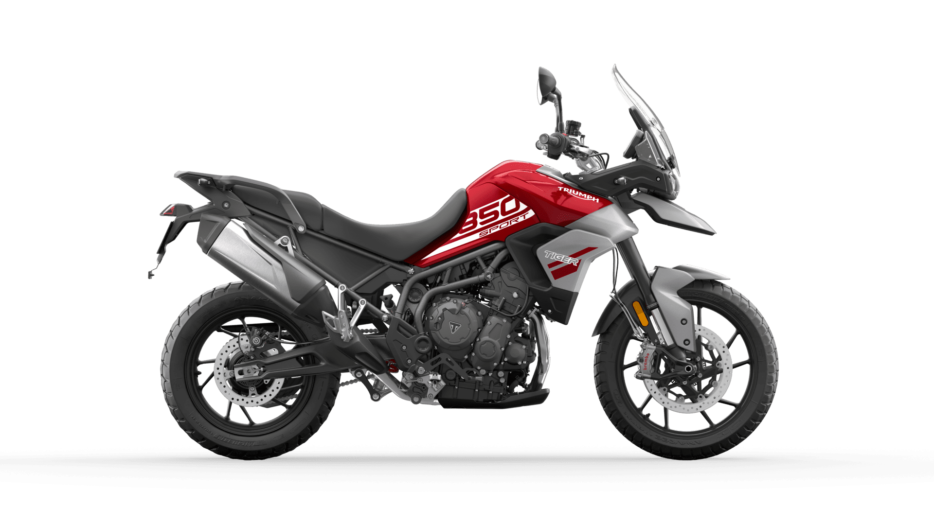 MY25 Tiger 850 Sport in Korosi red and Graphite CGI
