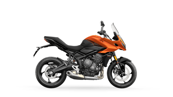 MY25 Tiger Sport 660 in Baja Orange and Phantom Black CGI