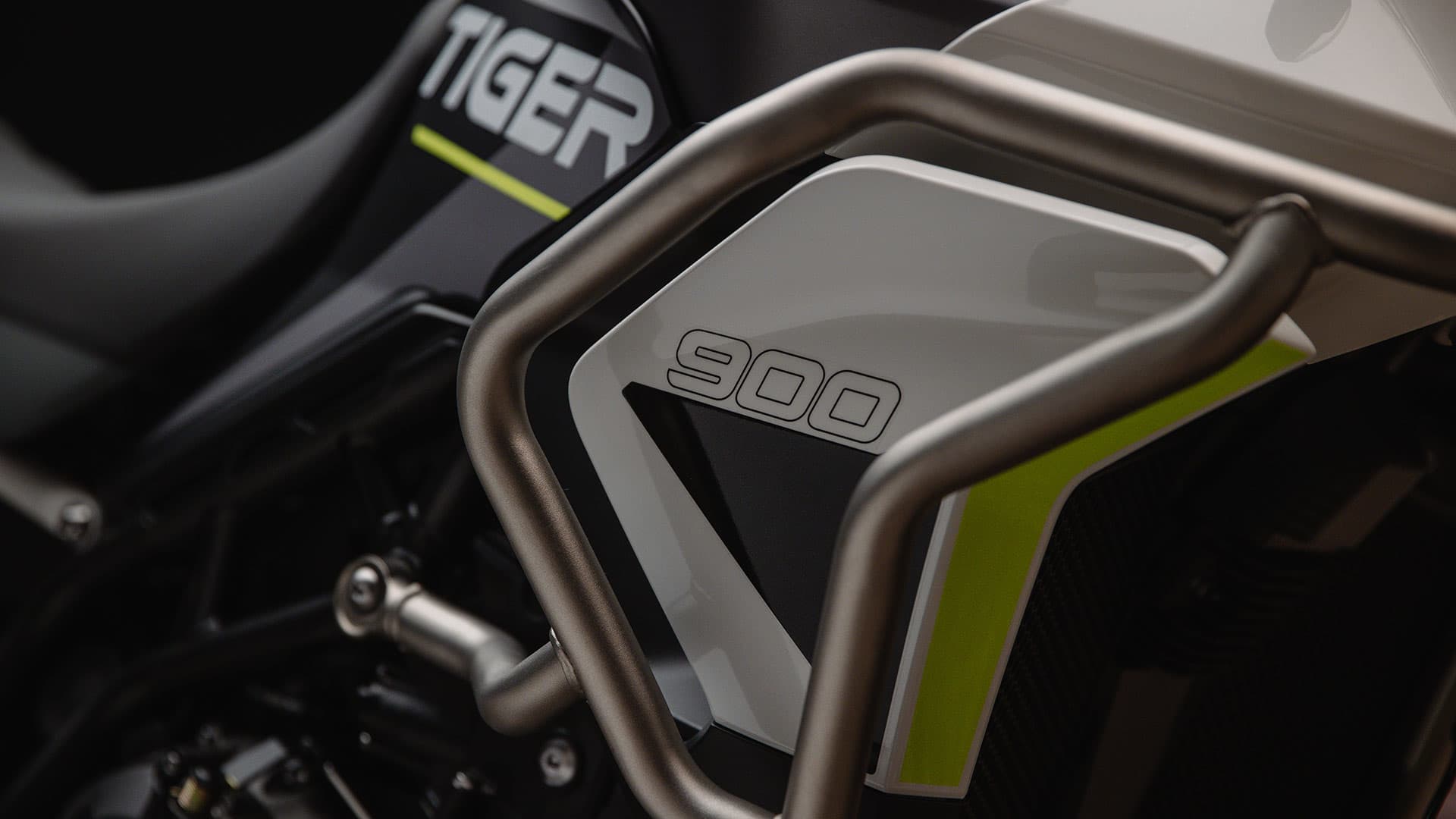 Triumph Tiger 900 Rally Aragon Edition fuel tank protection bars