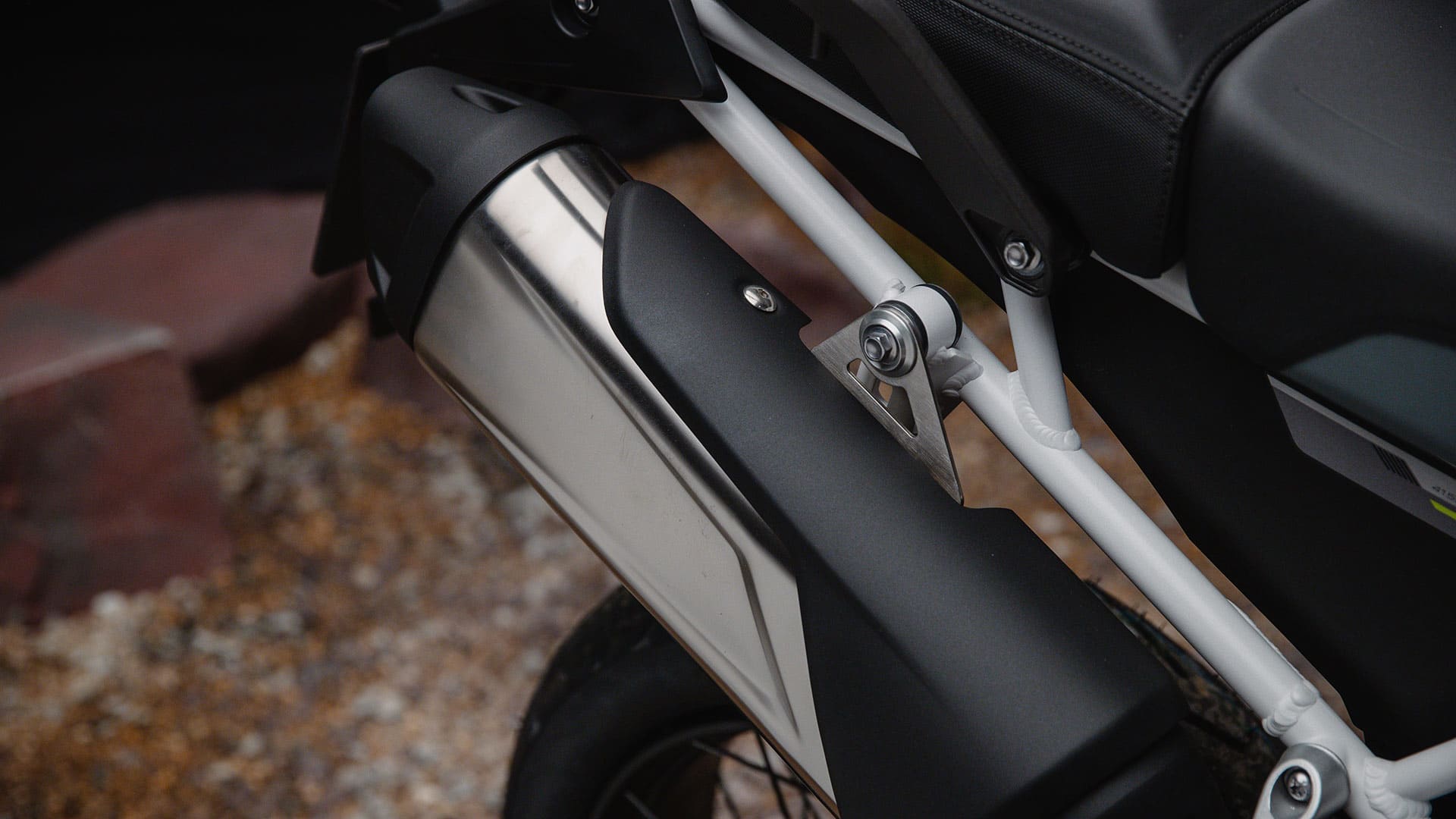 Triumph Tiger 900 Rally Aragon Edition exhaust