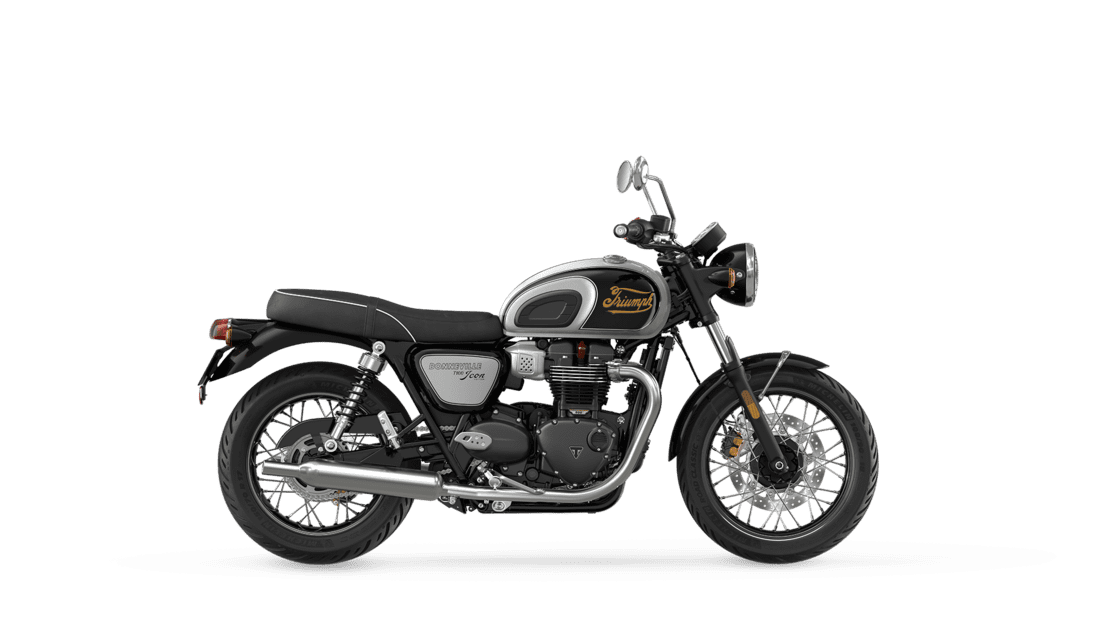 31339☆トライアンフ ボンネビルT100. 2009-2015 バックレスト リアキャリア 良品 トライアンフ（TRIUMPH）2009年 Bonneville T100・特別・限定仕様の