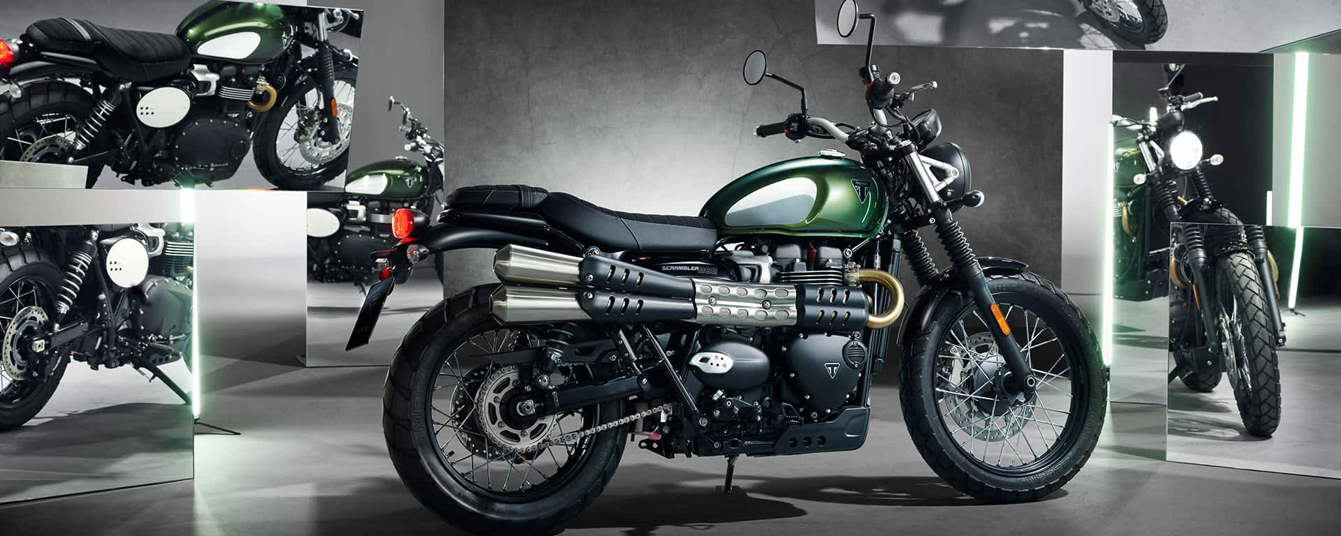 Triumph Scrambler 900 Chrome Edition )