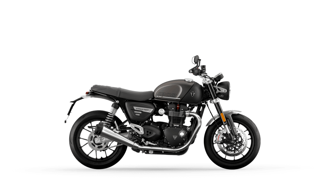 CGI of the Triumph Speed Twin 1200 in Matt Ironstone