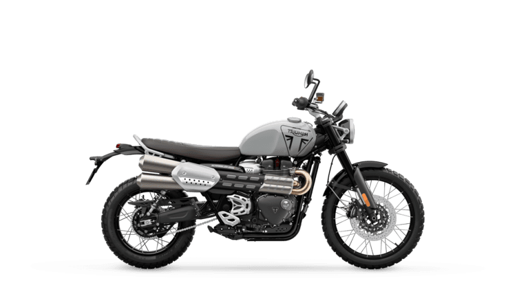 Triumph Scrambler 1200 X in Ash Grey RHS