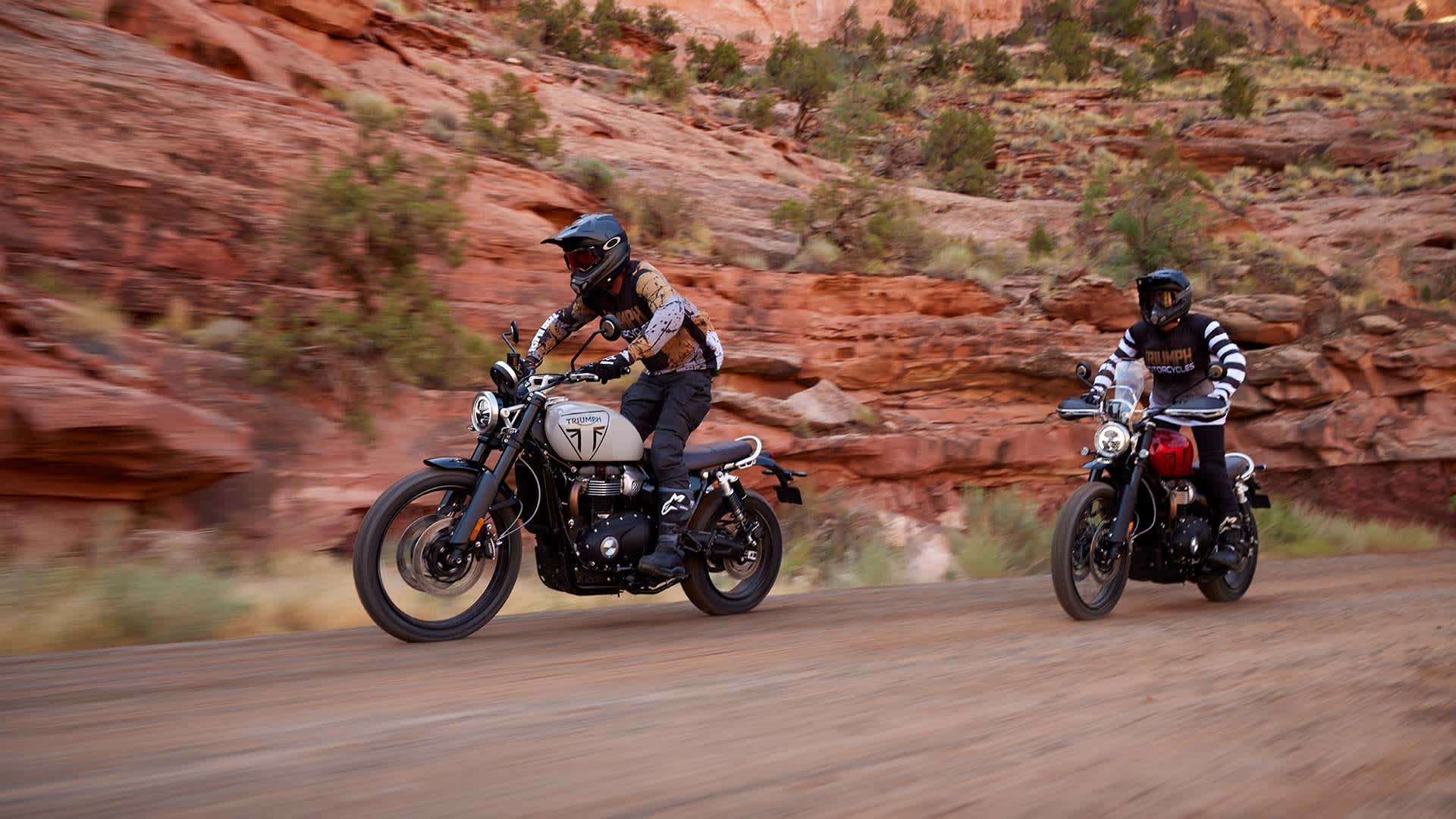 Triumph Scrambler 1200 X Riding Together