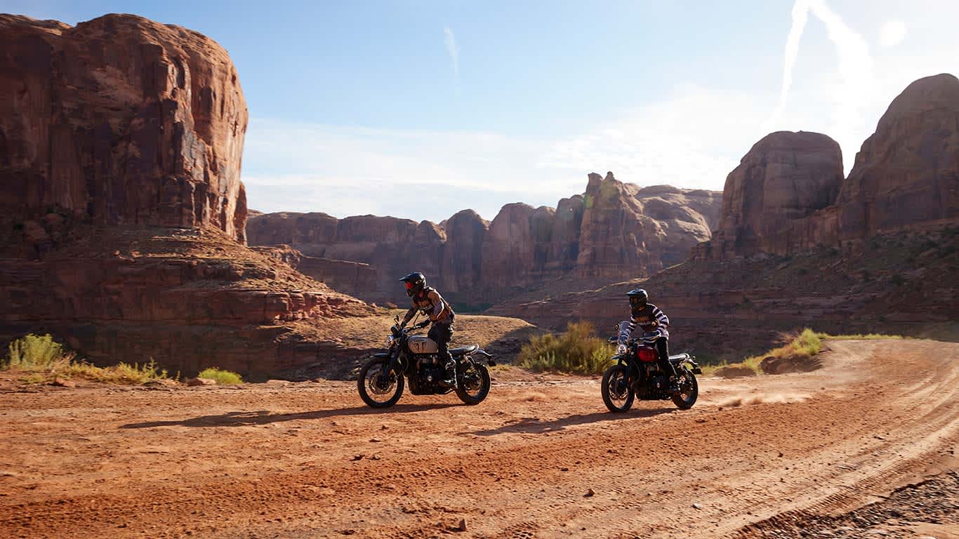 Triumph Scrambler 1200 Riding Together