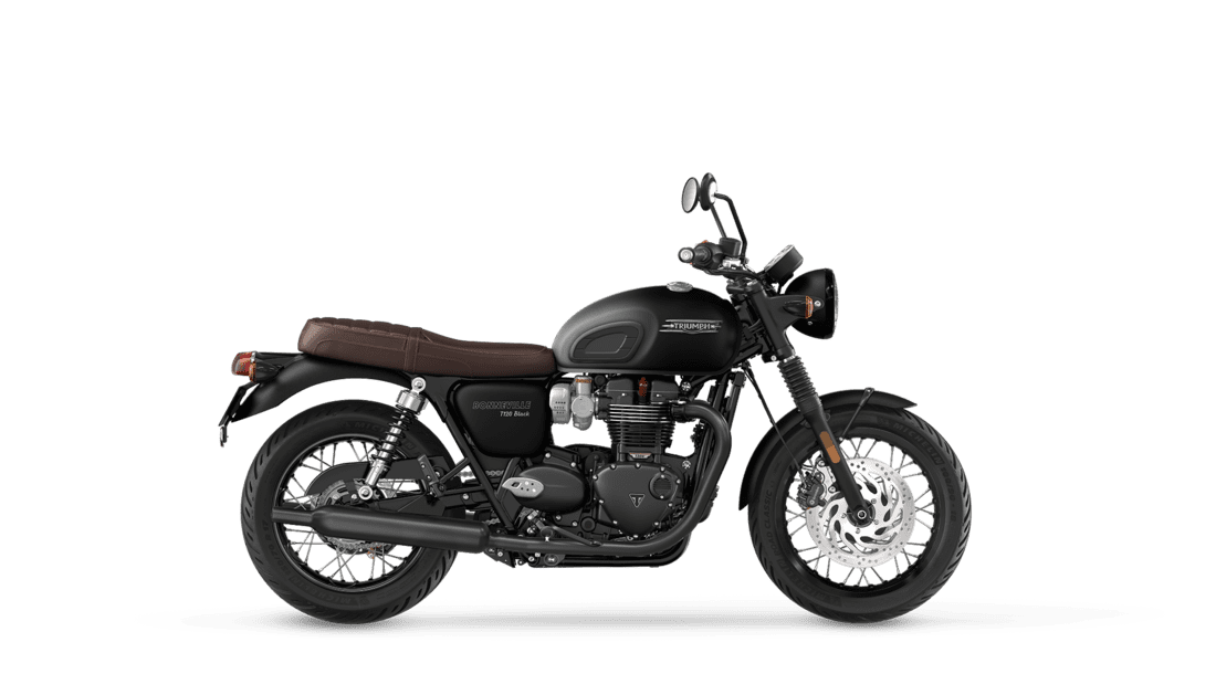 TRIUMPH T120 純正シート 黒 合成皮革 - パーツ