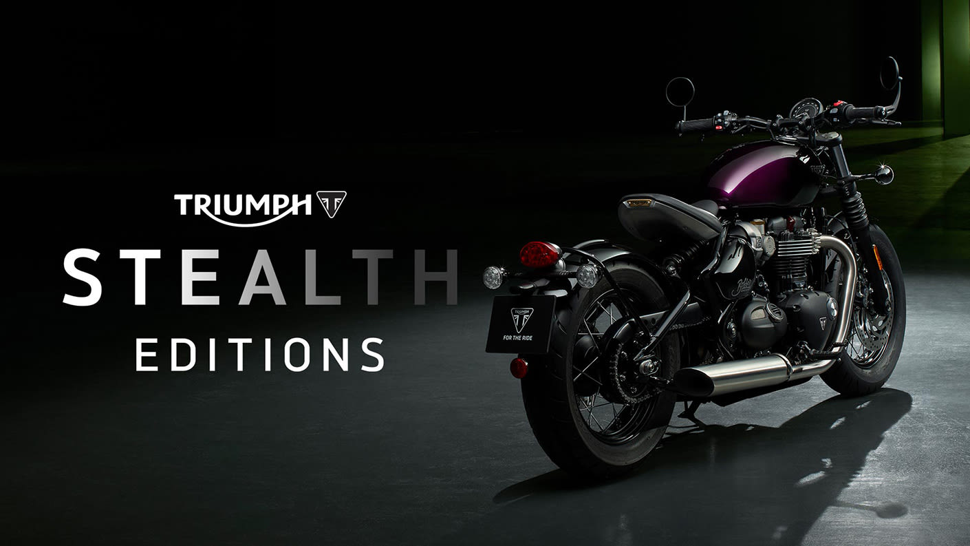 Triumph Bonneville Bobber stealth Editions 