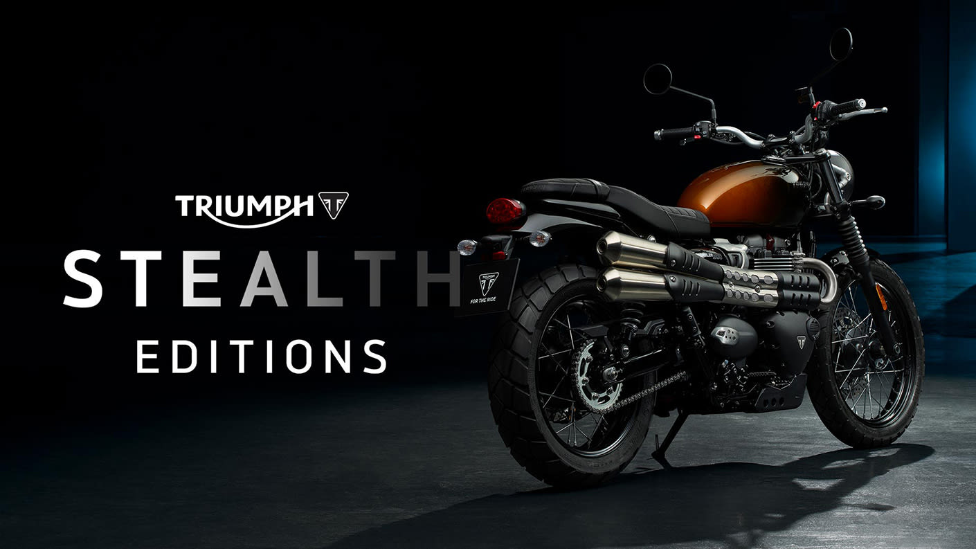 Triumph Scrambler 900 stealth Editions 
