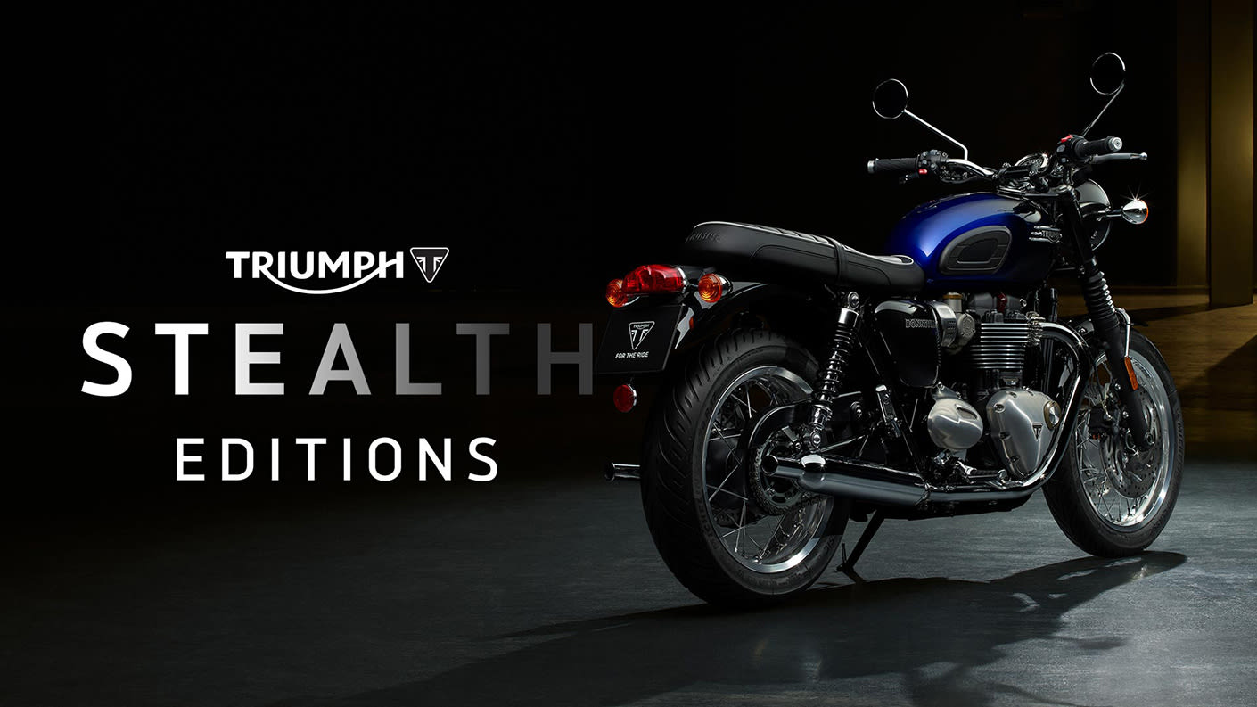 Triumph Bonneville t120 stealth Editions 