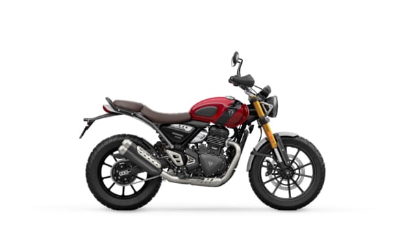 Triumph Scrambler 400 X Carnival Red