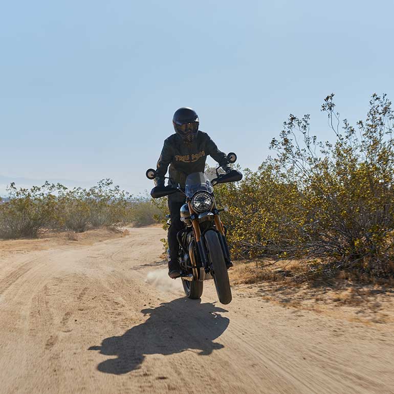 Triumph Scrambler 400 X capability