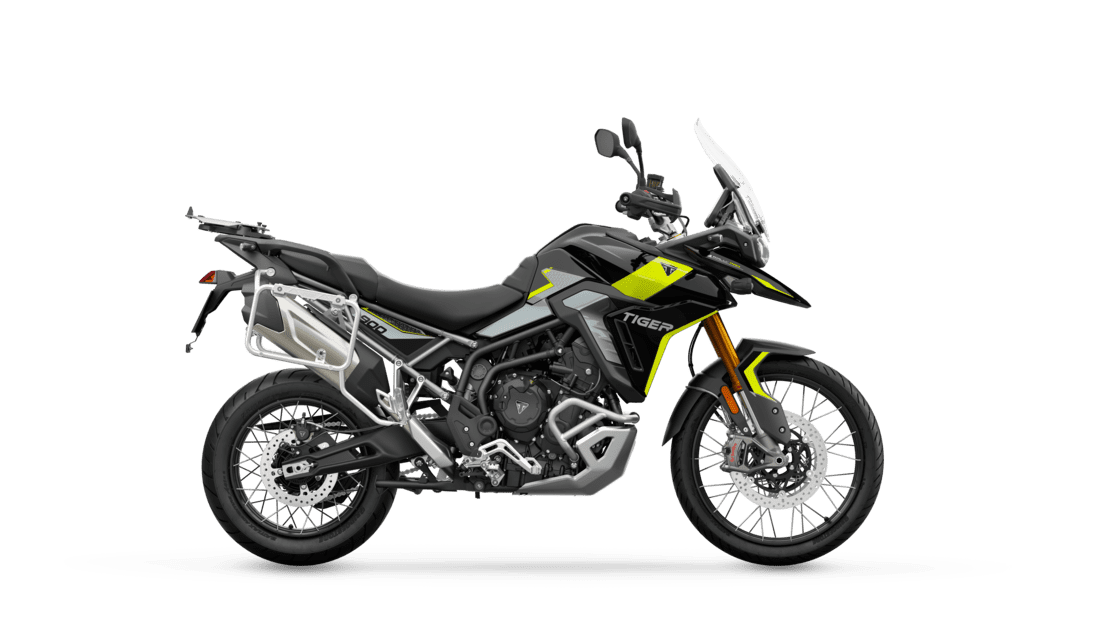Brazilian Edition of the Tiger 900 Rally Pro in Triumph racing yellow