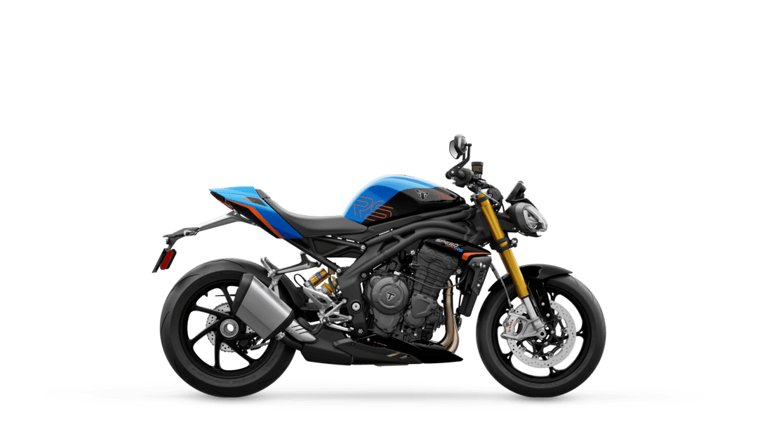 Speed Triple 1200 RS in Jet Black / Maui Blue colour