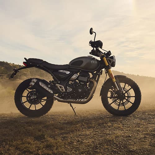 Scrambler 400 X in the new MY27 colour