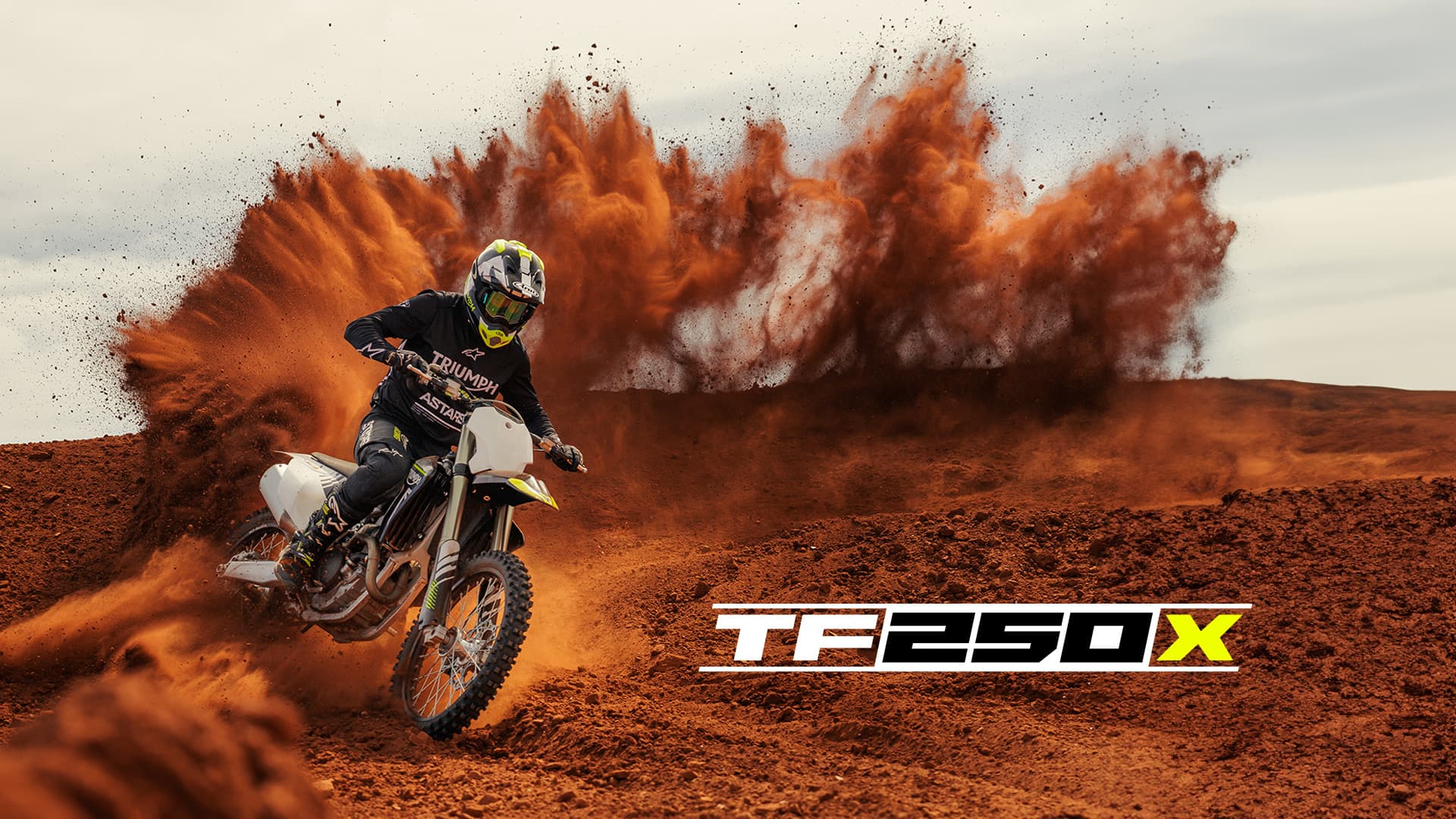 TF 250-X action shot Hero Thumbnail