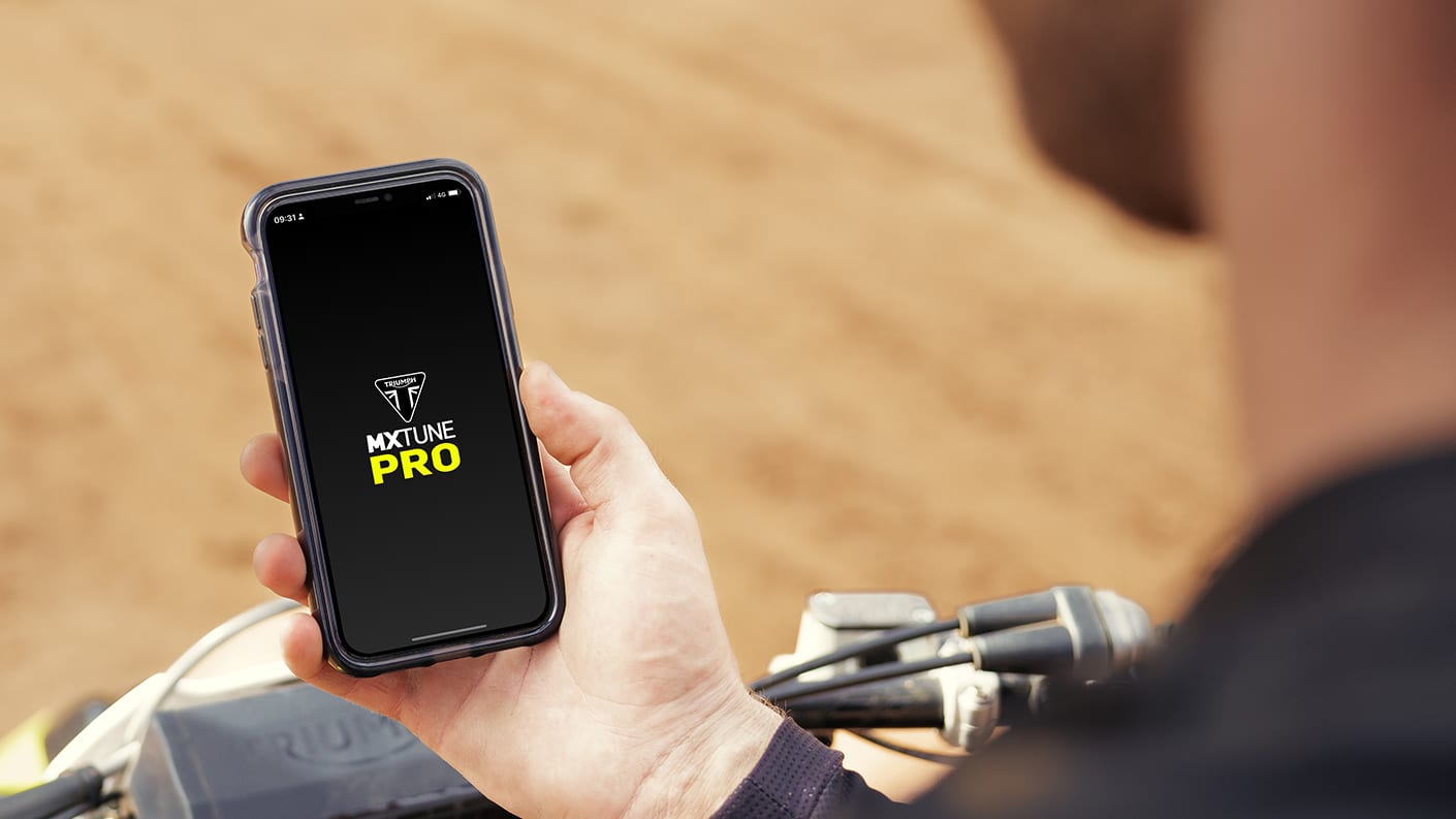 Triumph TF250 X Moto cross tune app