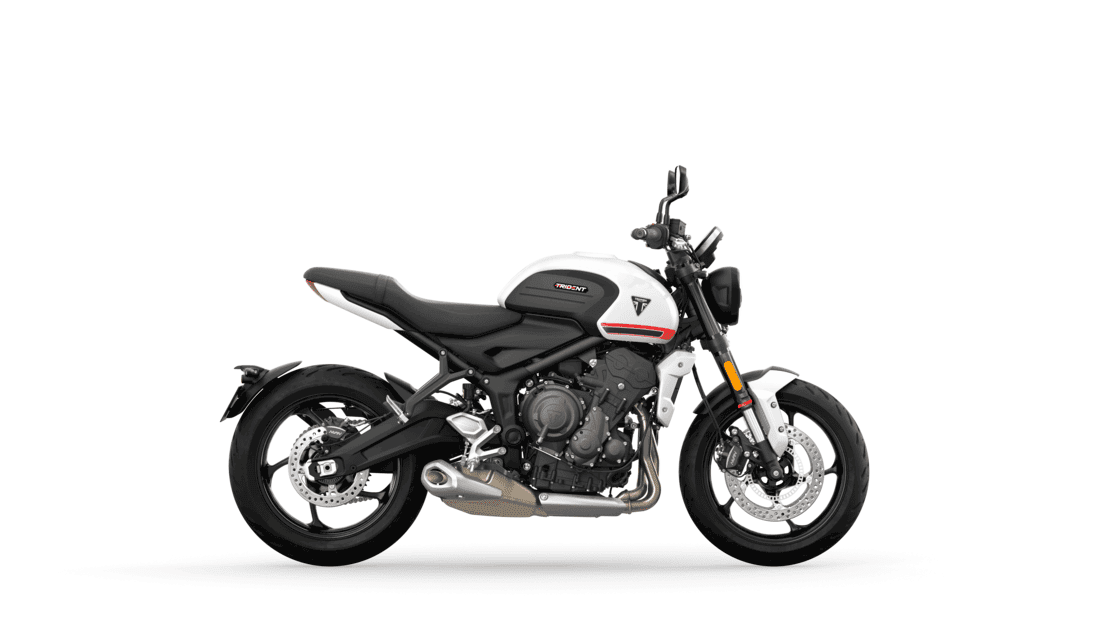 Triumph Trident 660 CGI Right Side in Crystal White