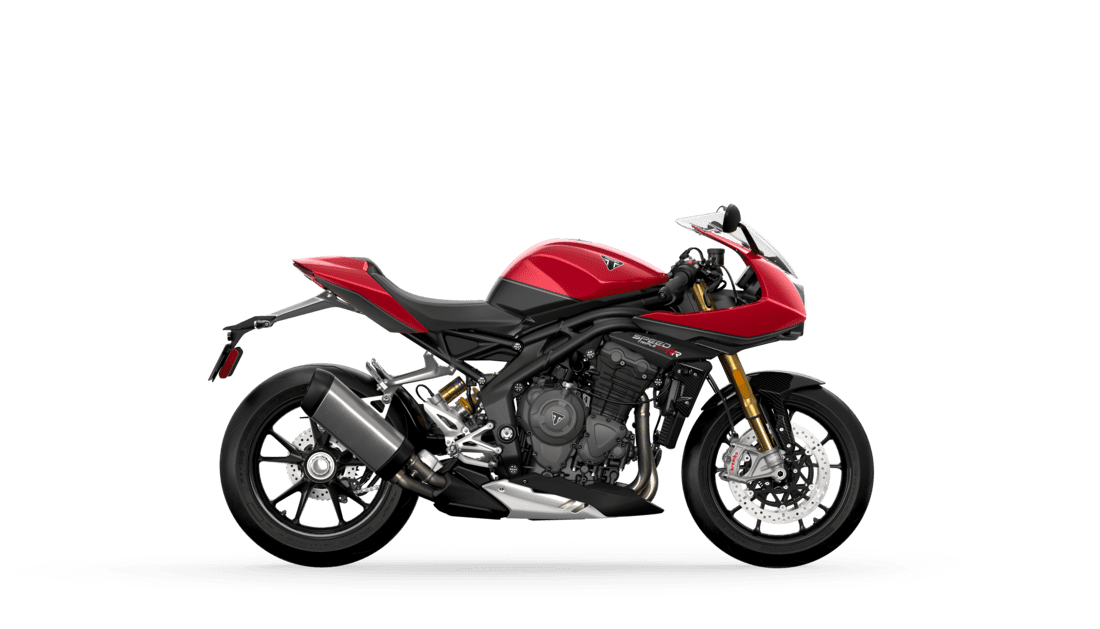 Triumph Street Triple 1200 RR in Red Hopper and Storm Grey